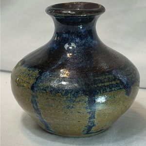 Studio Art Drip Glaze Pottery Vase